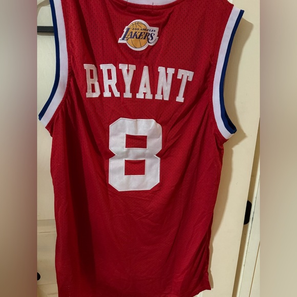 Kobe Bryant Reebok Red NBA All-Star Jersey - Picture 2 of 2
